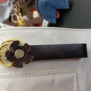 Flower keychain charm